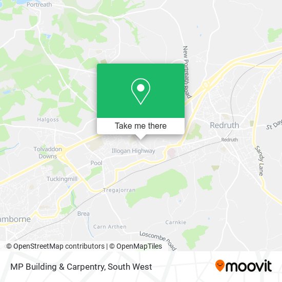 MP Building & Carpentry map