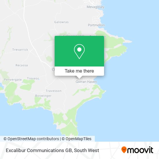 Excalibur Communications GB map