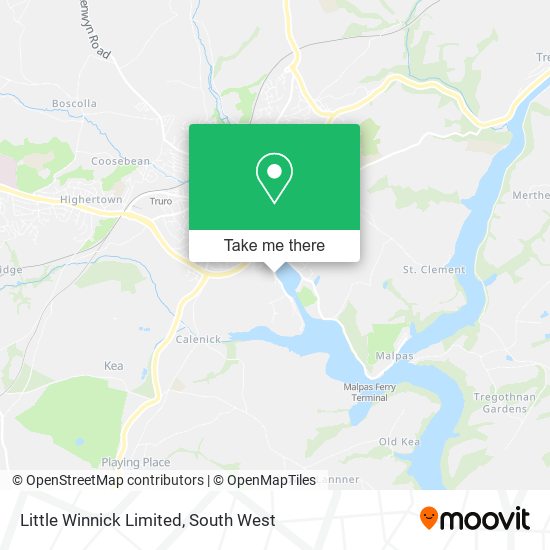 Little Winnick Limited map