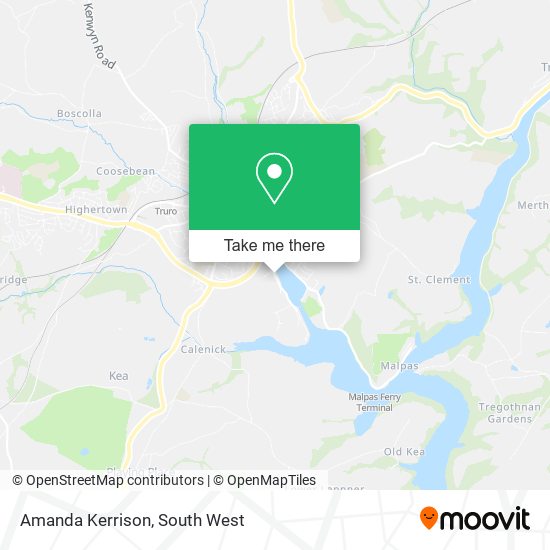 Amanda Kerrison map