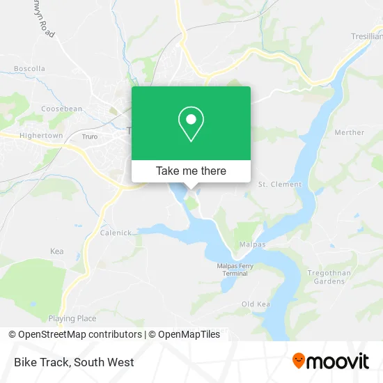 Bike Track map
