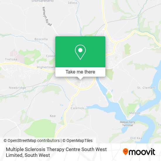 Multiple Sclerosis Therapy Centre South West Limited map