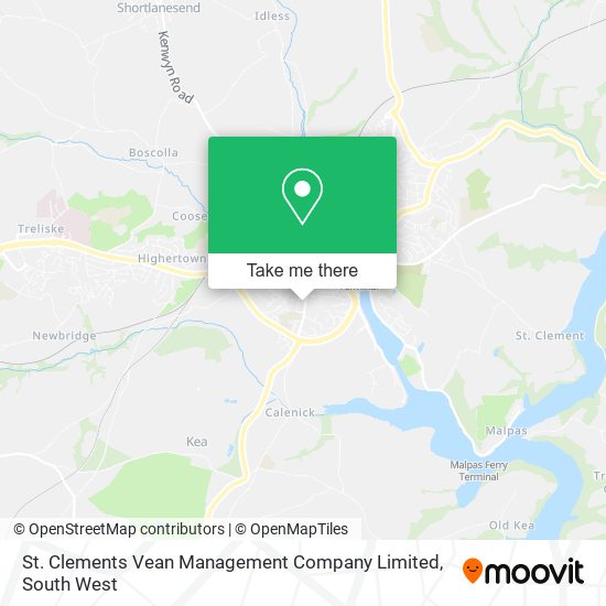 St. Clements Vean Management Company Limited map