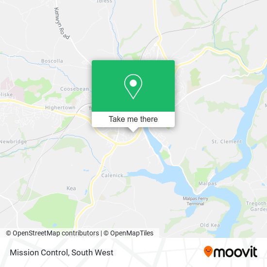 Mission Control map