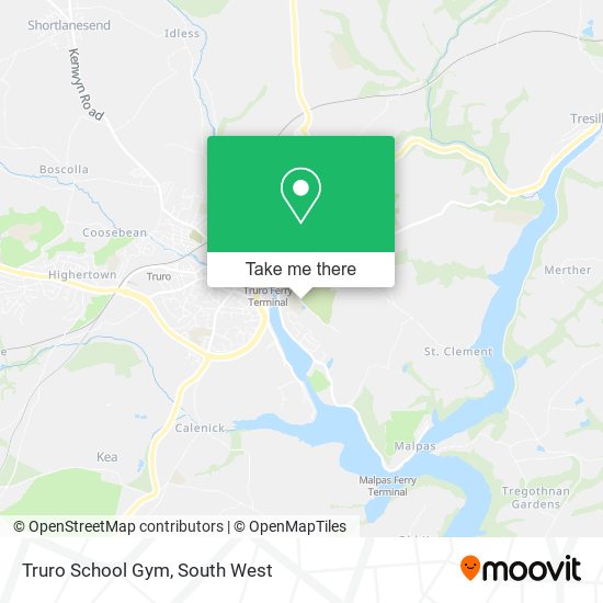 Truro School Gym map