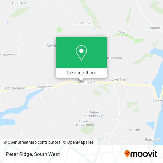 Peter Ridge map