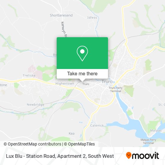 Lux Blu - Station Road, Apartment 2 map