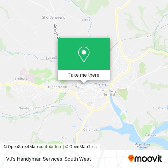 VJ's Handyman Services map