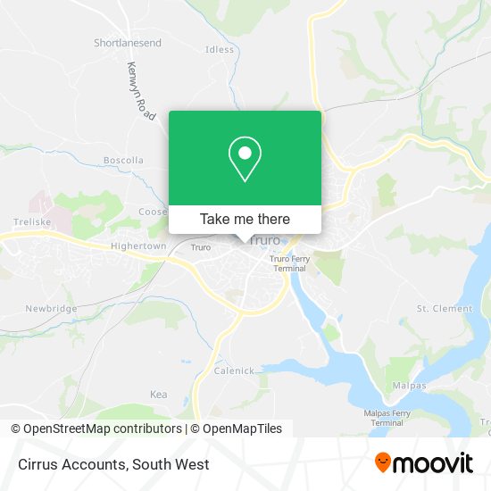 Cirrus Accounts map