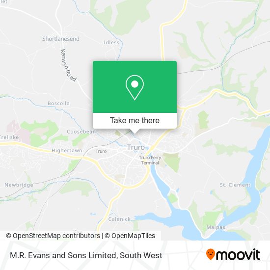 M.R. Evans and Sons Limited map