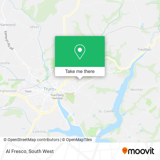 Al Fresco map