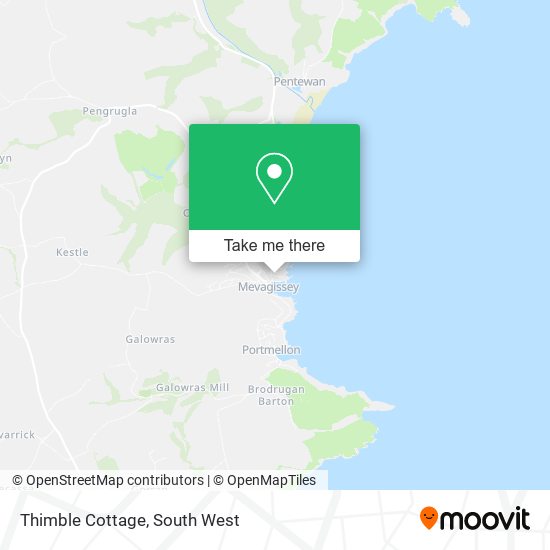 Thimble Cottage map