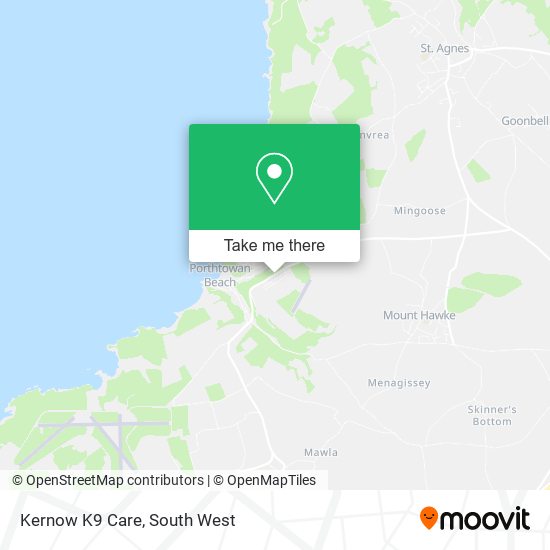 Kernow K9 Care map