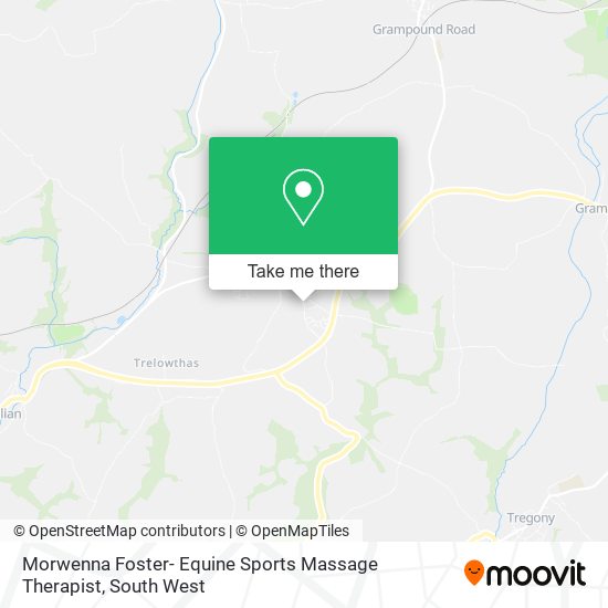 Morwenna Foster- Equine Sports Massage Therapist map