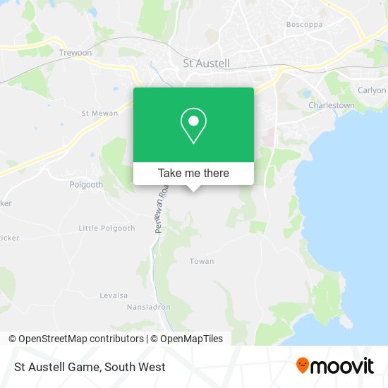 St Austell Game map