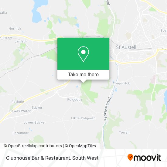 Clubhouse Bar & Restaurant map