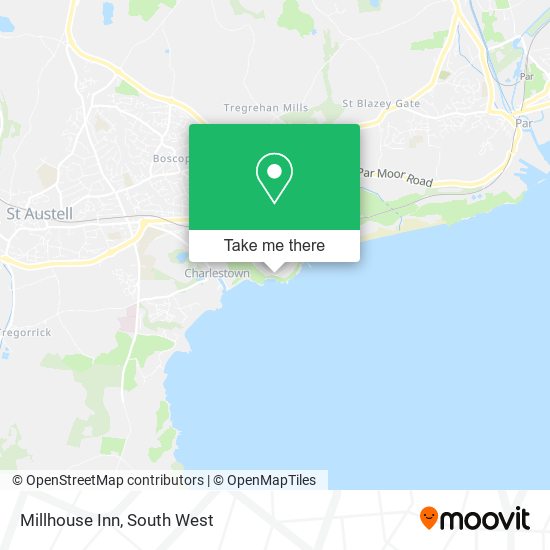 Millhouse Inn map
