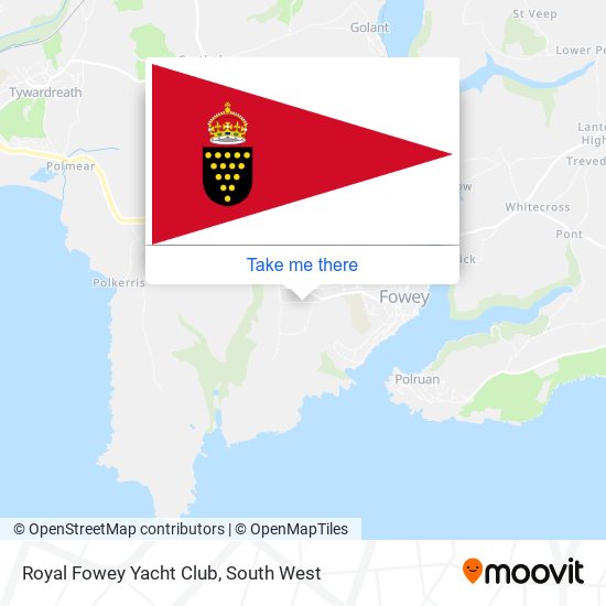 Royal Fowey Yacht Club map