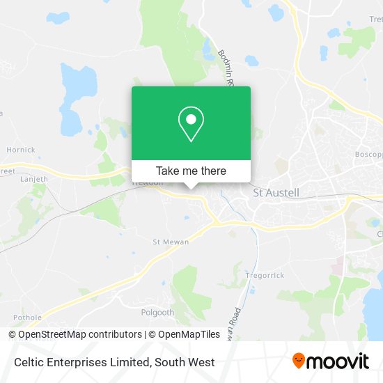 Celtic Enterprises Limited map