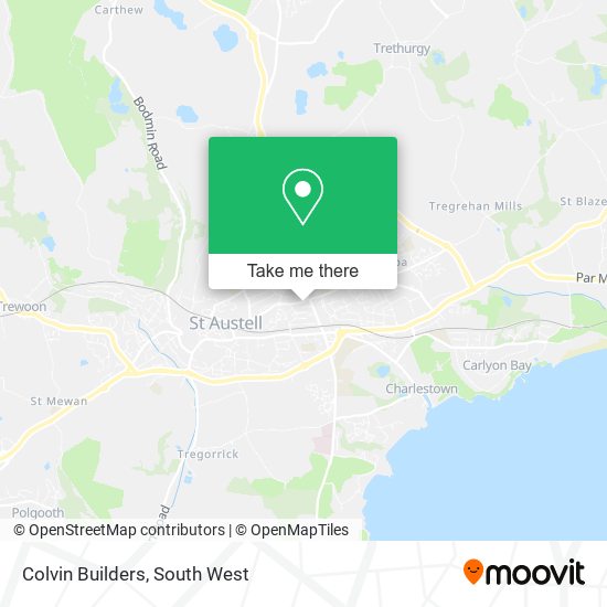 Colvin Builders map