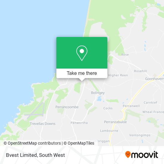Bvest Limited map