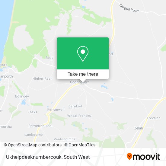 Ukhelpdesknumbercouk map