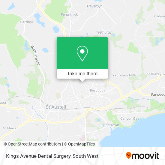 Kings Avenue Dental Surgery map