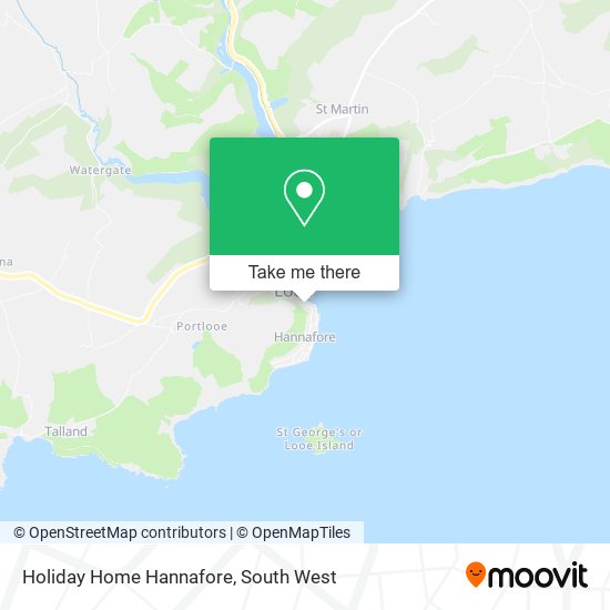 Holiday Home Hannafore map