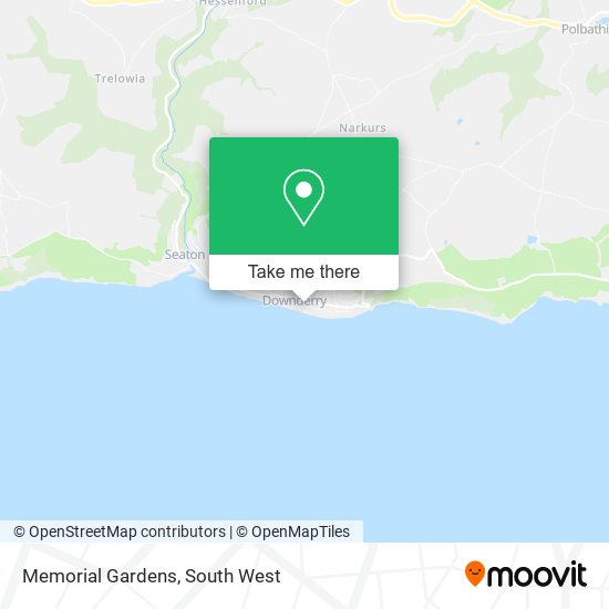 Memorial Gardens map