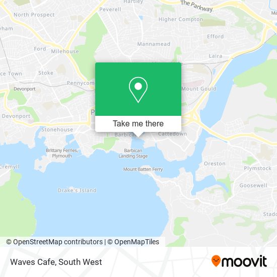 Waves Cafe map