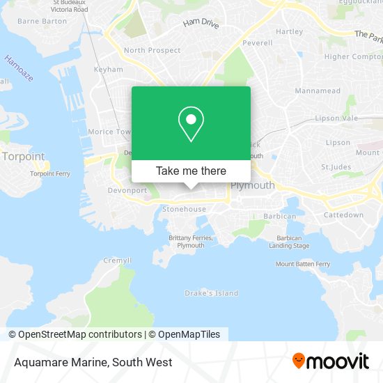 Aquamare Marine map