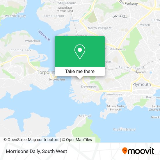 Morrisons Daily map