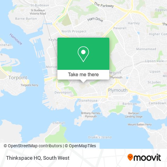 Thinkspace HQ map