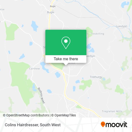 Colins Hairdresser map