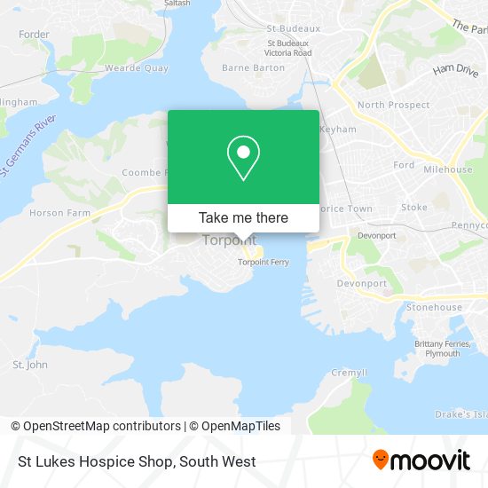 St Lukes Hospice Shop map