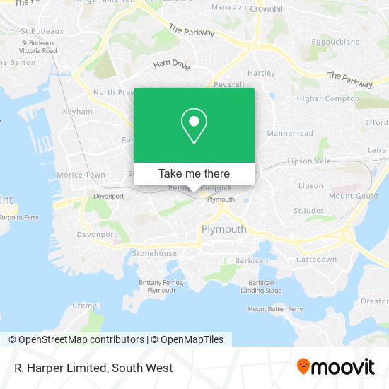 R. Harper Limited map