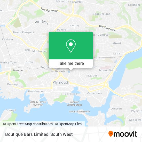 Boutique Bars Limited map