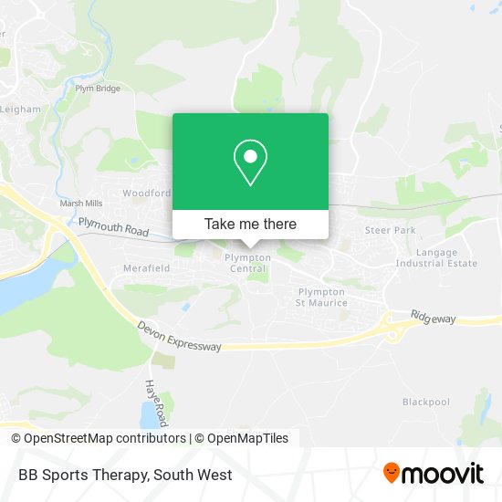 BB Sports Therapy map