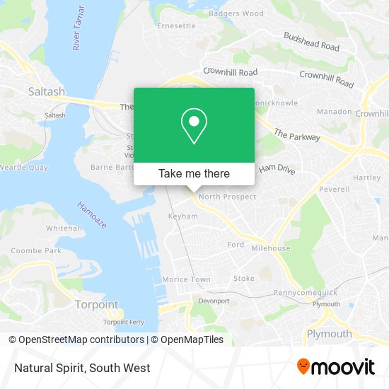 Natural Spirit map