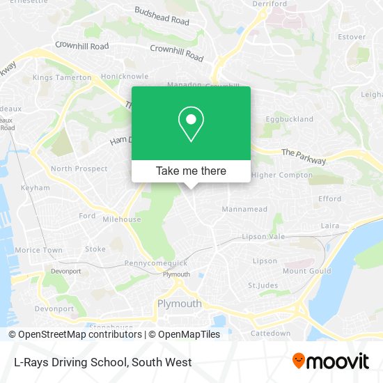 L-Rays Driving School map