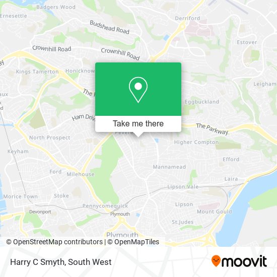 Harry C Smyth map