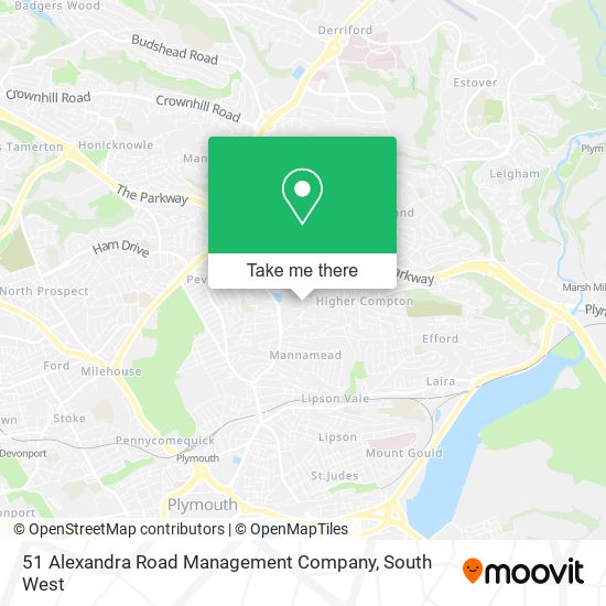 51 Alexandra Road Management Company map