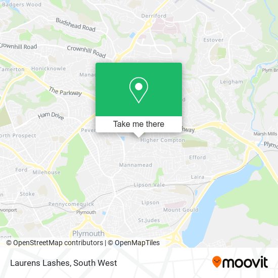 Laurens Lashes map
