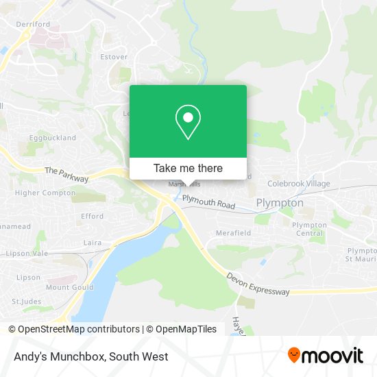 Andy's Munchbox map