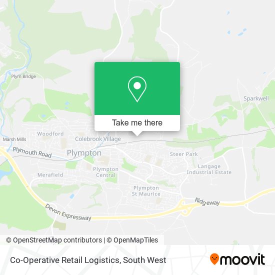 Co-Operative Retail Logistics map
