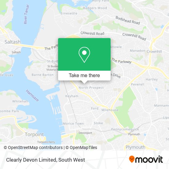 Clearly Devon Limited map