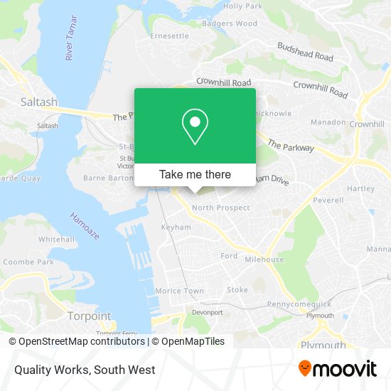 Quality Works map