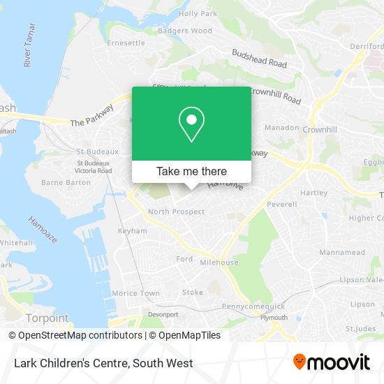 Lark Children's Centre map
