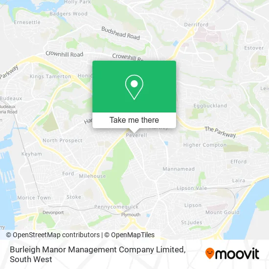 Burleigh Manor Management Company Limited map