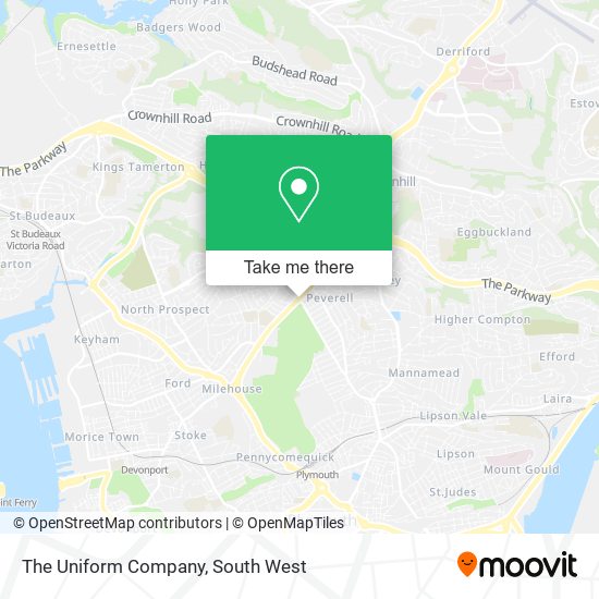 The Uniform Company map